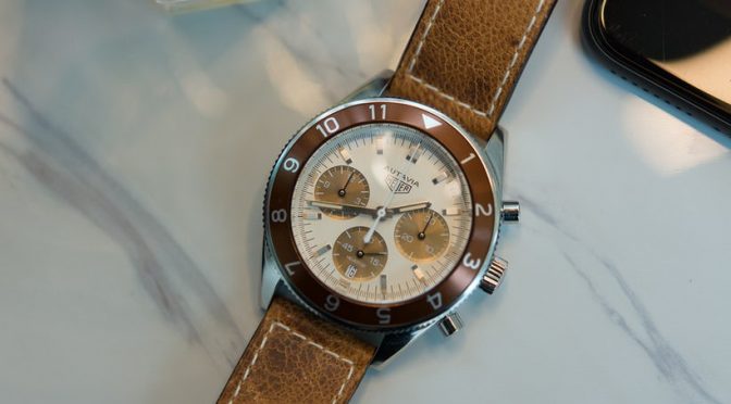 TAG Heuer Autavia Limited Edition Brown Leather Strap Replica Watches