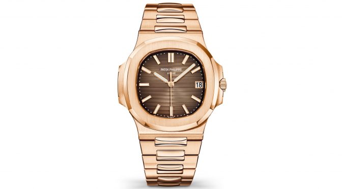 Luxury Patek Philippe Nautilus Replica Watches With Graduated Brown Dials