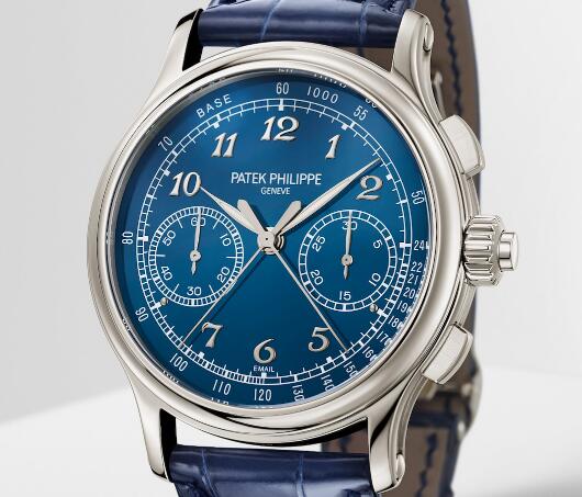 The blue dial with glossy treatment looks brilliant and eye-catching.