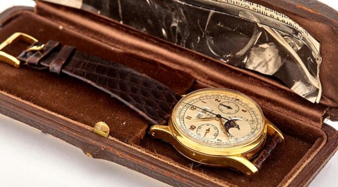 The Cheap Rare Gold Patek Philippe Chronograph Replica Watches For Sale Could Fetch Up To $200,000 At Auction Next Week