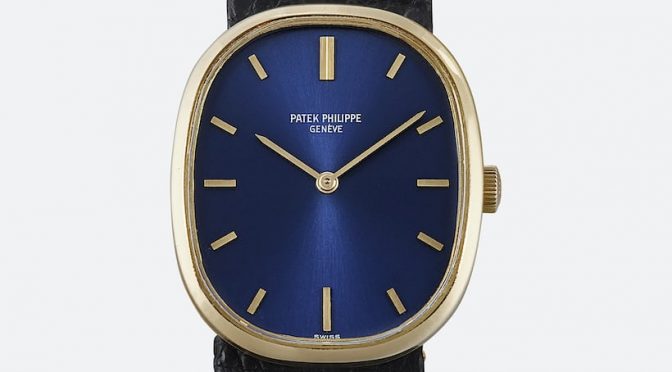 A 1970s AAA Replica Patek Philippe Ellipse Ref. 3548J In 18k Yellow Gold