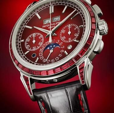 Swiss Made Replica Patek Philippe shines in red and gold