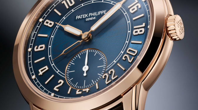 SWISS REPLICA PATEK PHILIPPE CALATRAVA 24-HOUR TRAVEL TIME 5224R